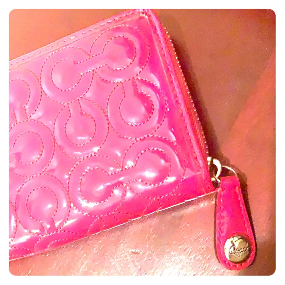 Pink Coach wallet